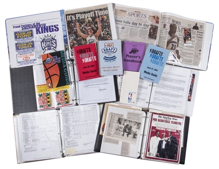 Jerry Sloan NBA Issued and Handwritten Draft Scouting Reports & Statistics Collection (Sloan LOA)